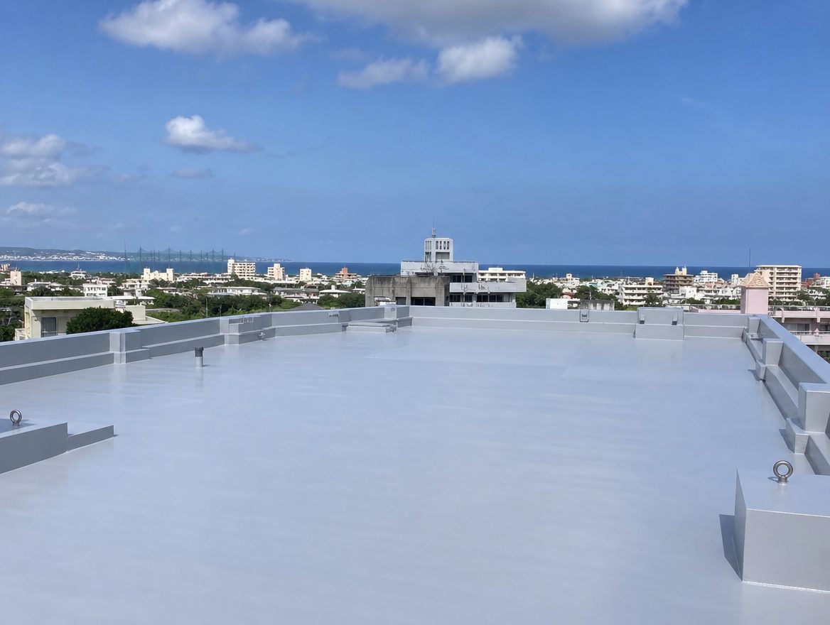 施工完了した屋上